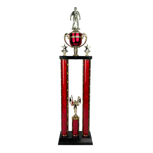 Trofeo de Tubo con Figura Serie 50 de Futbol